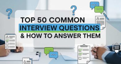 Top 50 Common Interview Questions