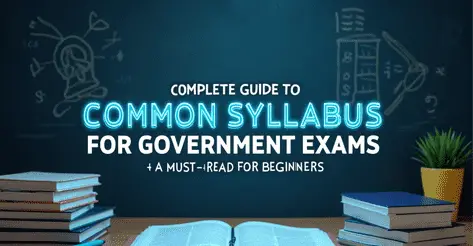 common syllabus for government exams