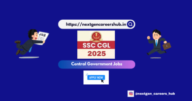 SSC CGL Recruitment 2025