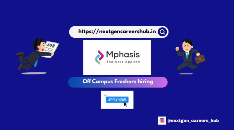 Mphasis Jr. Trainee Job in Pune