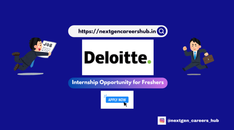 Talent Acquisition Internship Deloitte Bengaluru