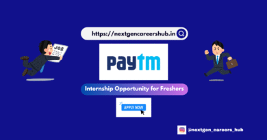 Paytm Admin & Operations Internship