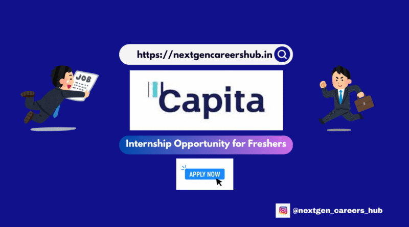 Capita Apprentice Hiring 2025