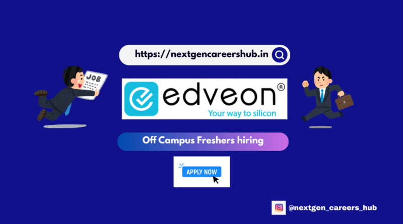Edveon Technologies Hiring Freshers