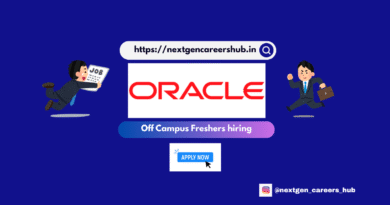 Oracle Hiring Freshers